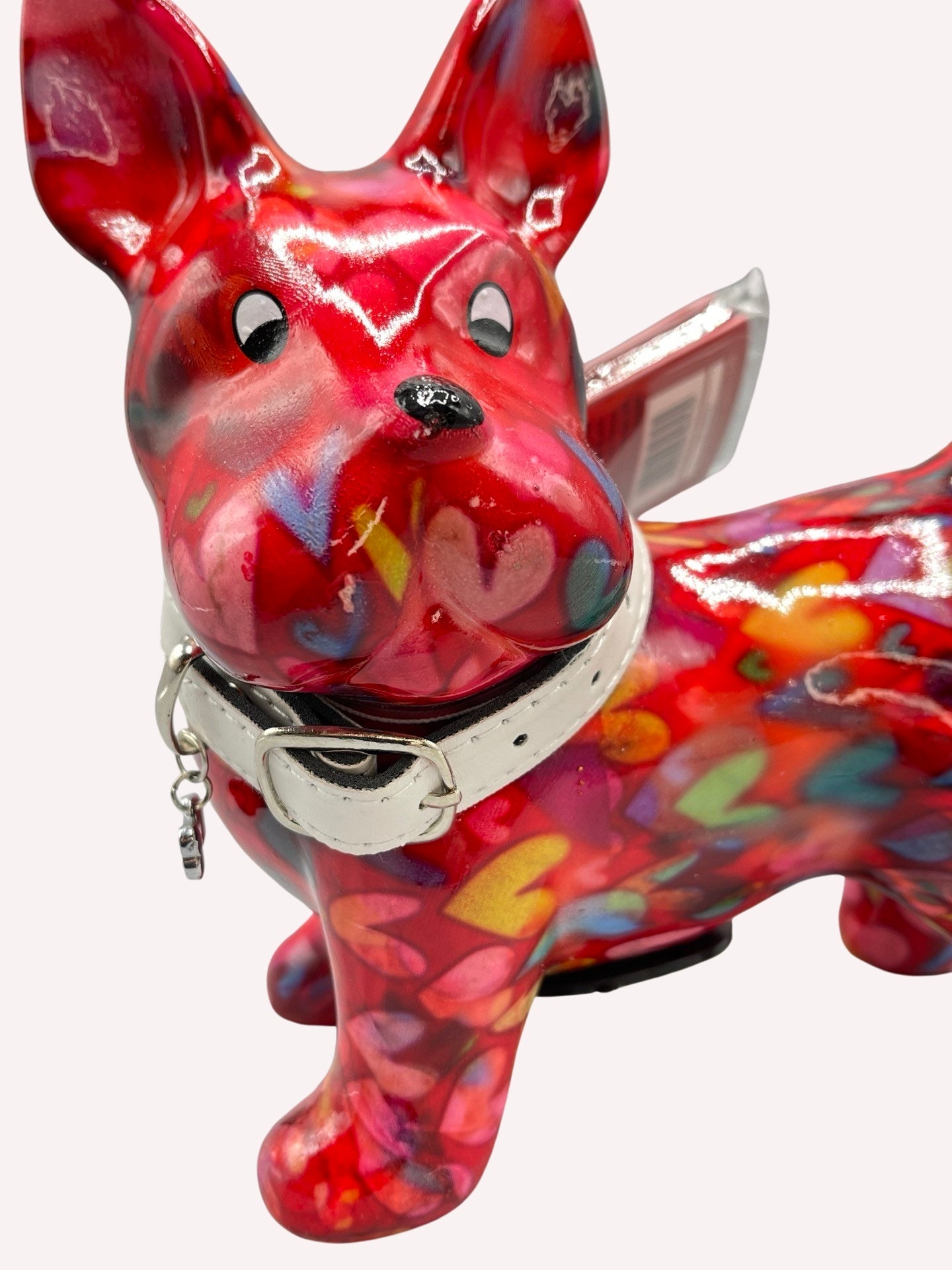 Spardose POMME PIDOU - Terrier Boomer - rot / Mustermix