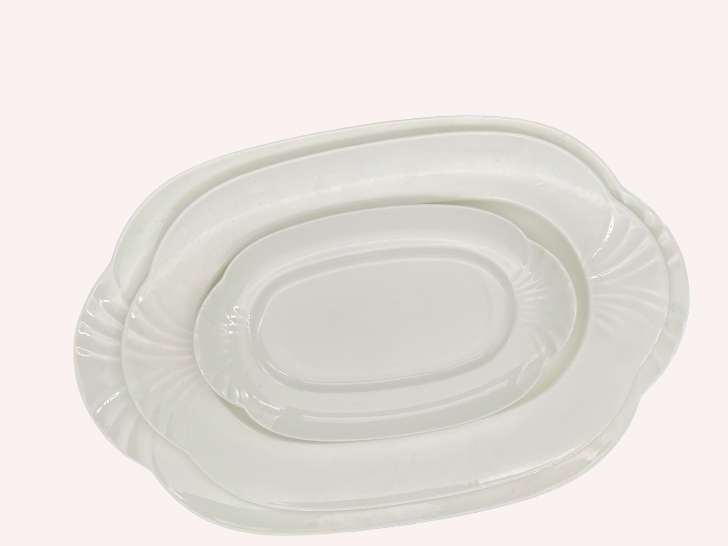 3 Servierplatten VILLEROY & BOCH ACRO weiss TOP