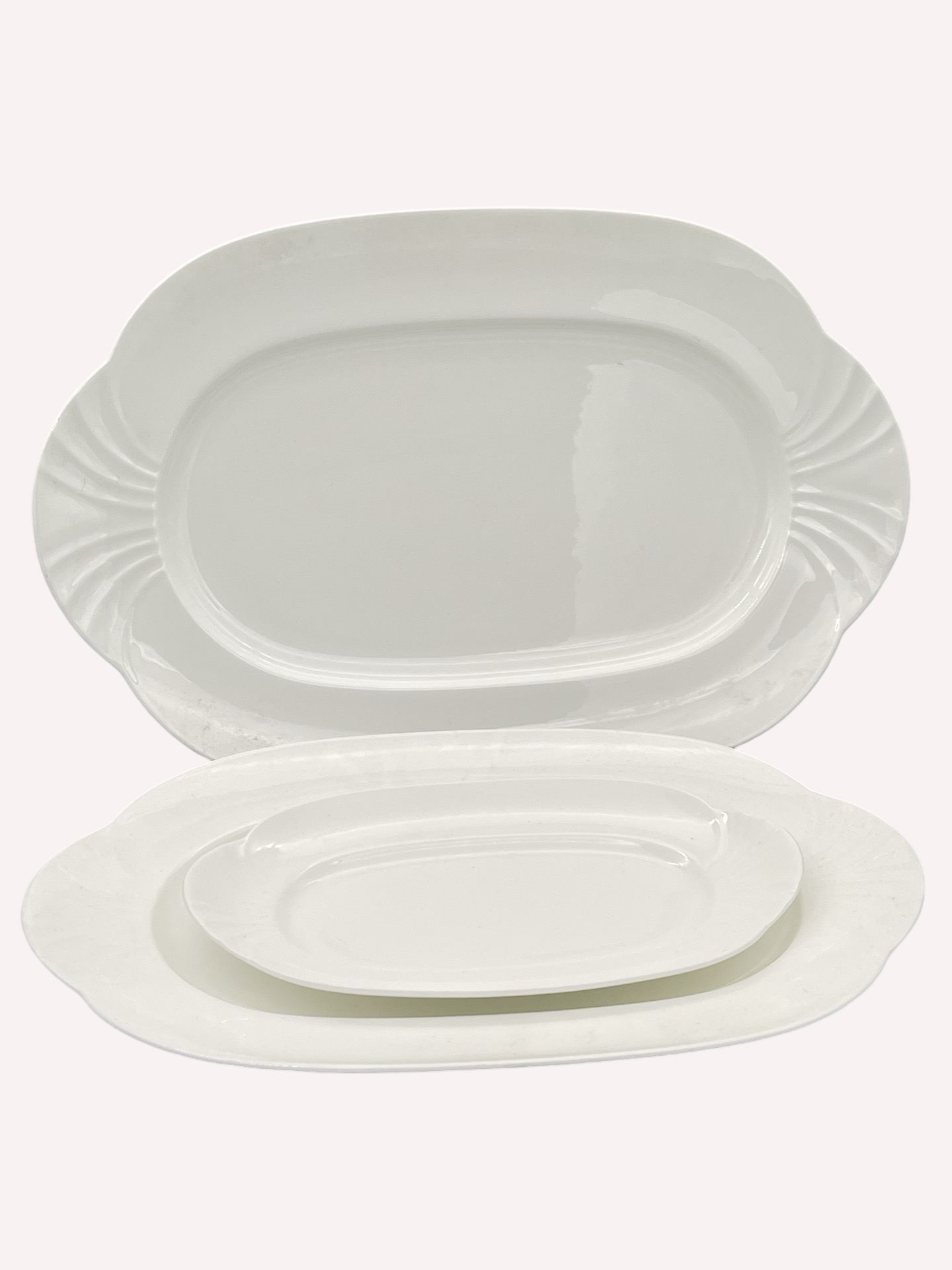 3 Servierplatten VILLEROY & BOCH ACRO weiss TOP