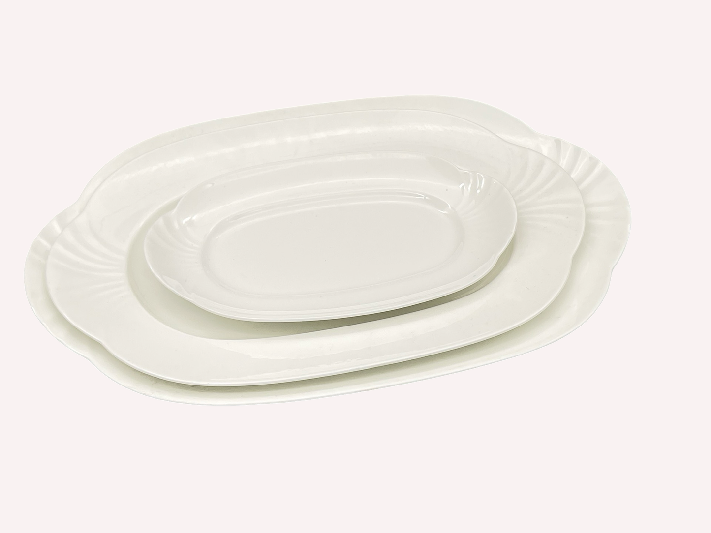3 Servierplatten VILLEROY & BOCH ACRO weiss TOP