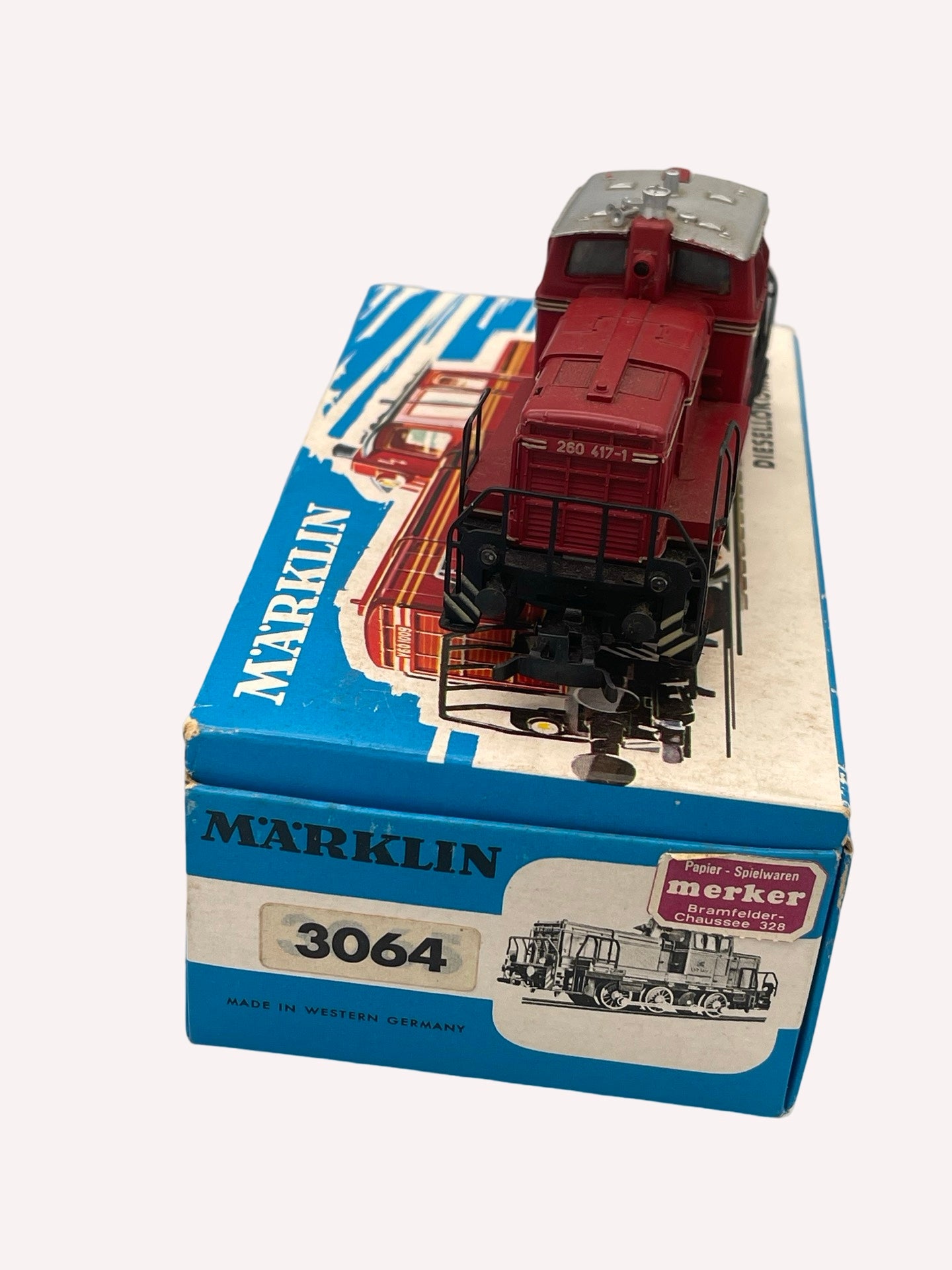 Märklin 3064 Diesellokomotive in OVP getestet TOP kaum bespielt
