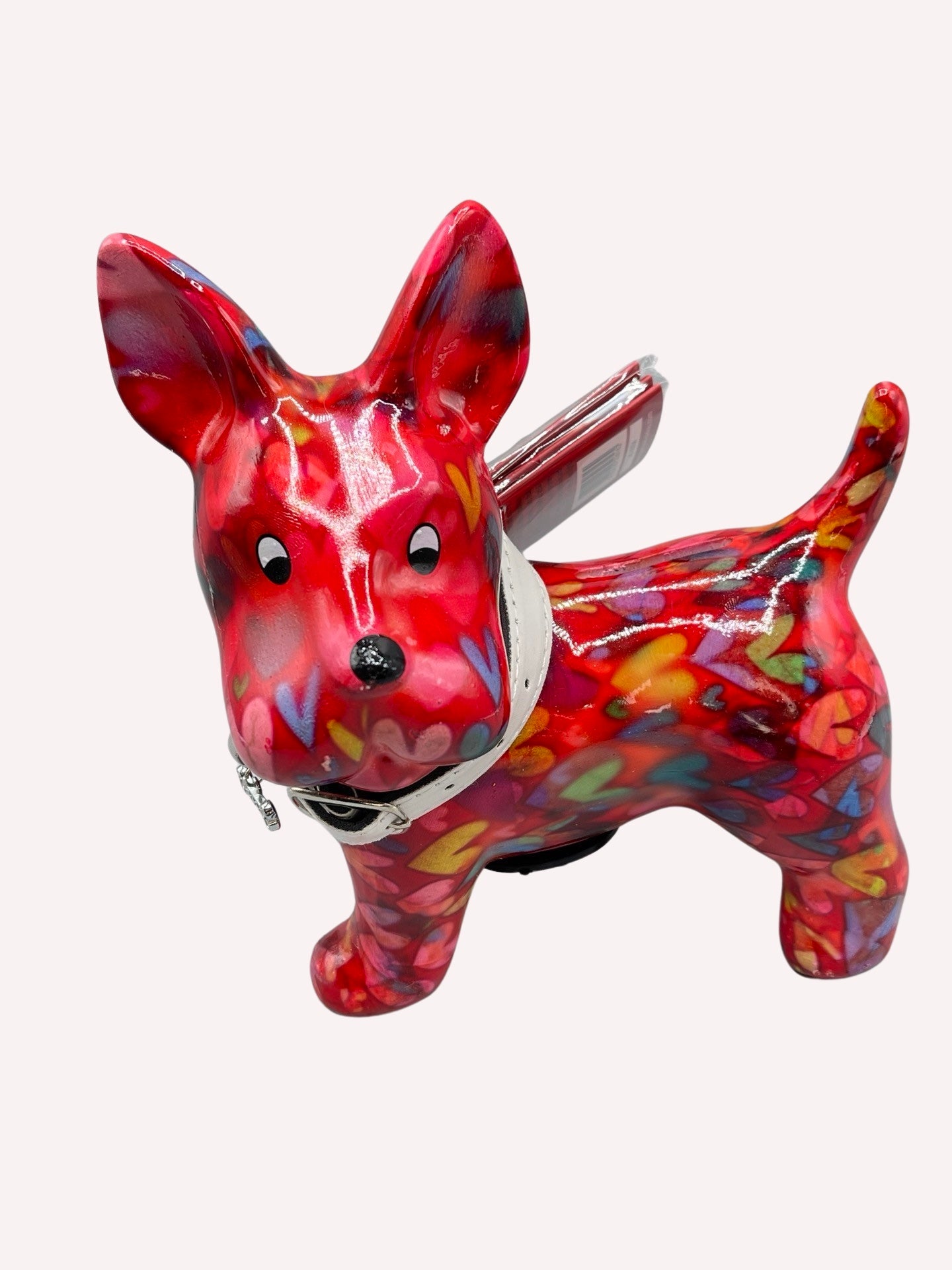 Spardose POMME PIDOU - Terrier Boomer - rot / Mustermix