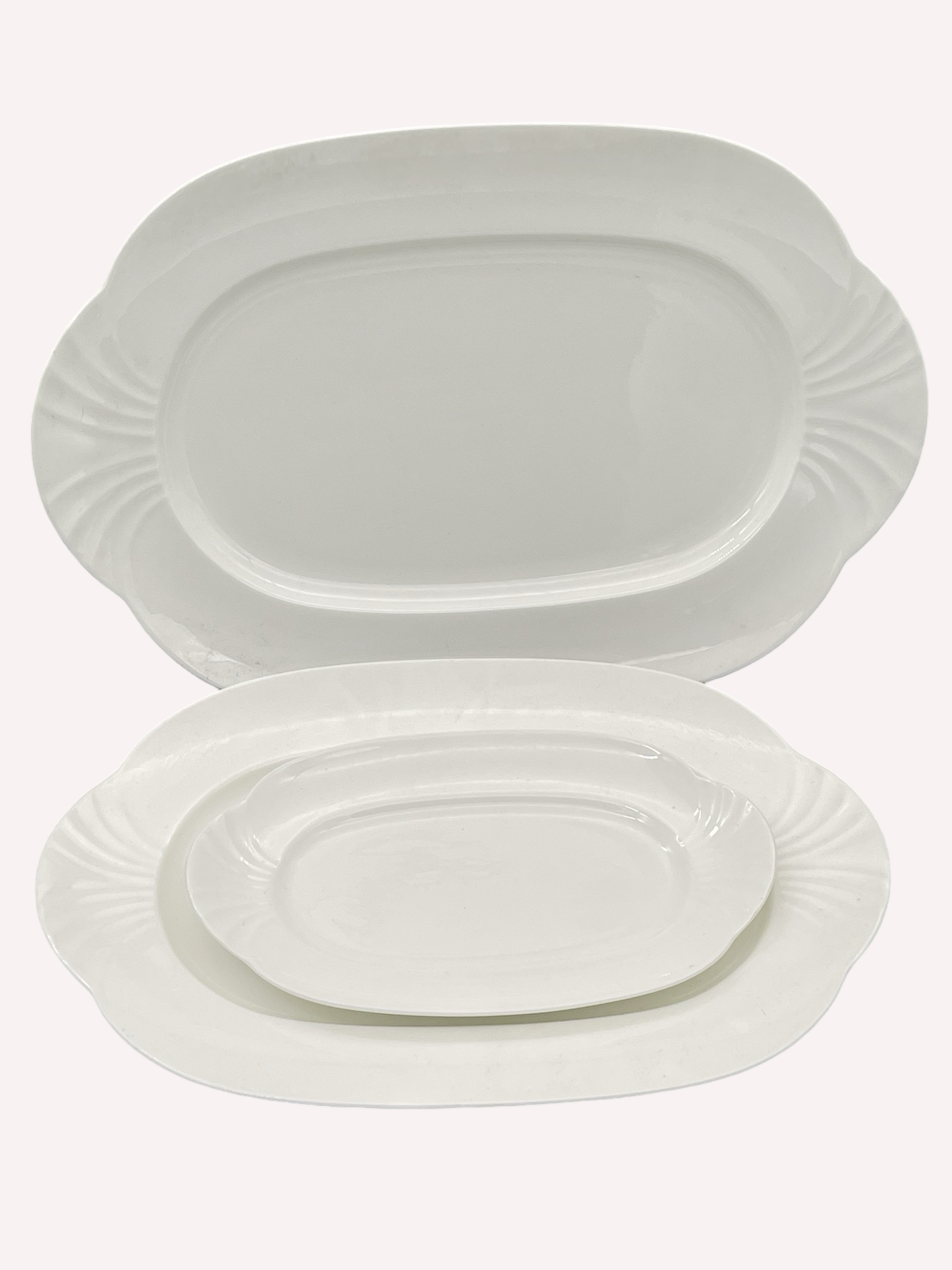 3 Servierplatten VILLEROY & BOCH ACRO weiss TOP