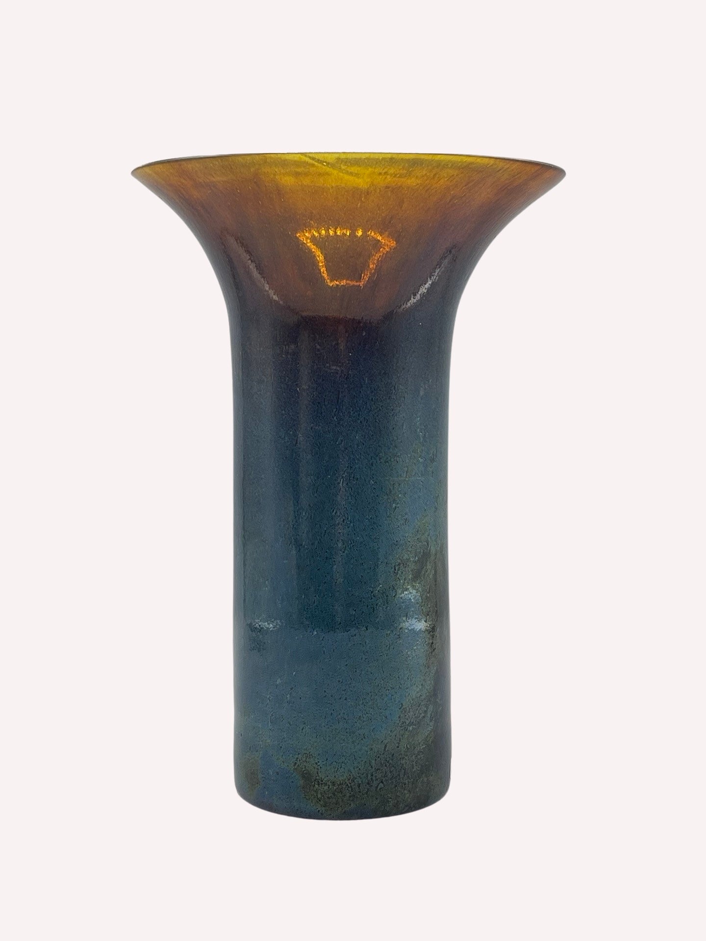VASE 60ER 60S JAHRE BODA SWEDEN FARBVERLAUF KERAMIK GLAS