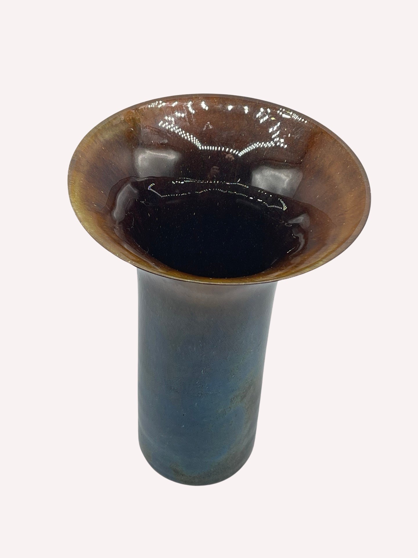 VASE 60ER 60S JAHRE BODA SWEDEN FARBVERLAUF KERAMIK GLAS