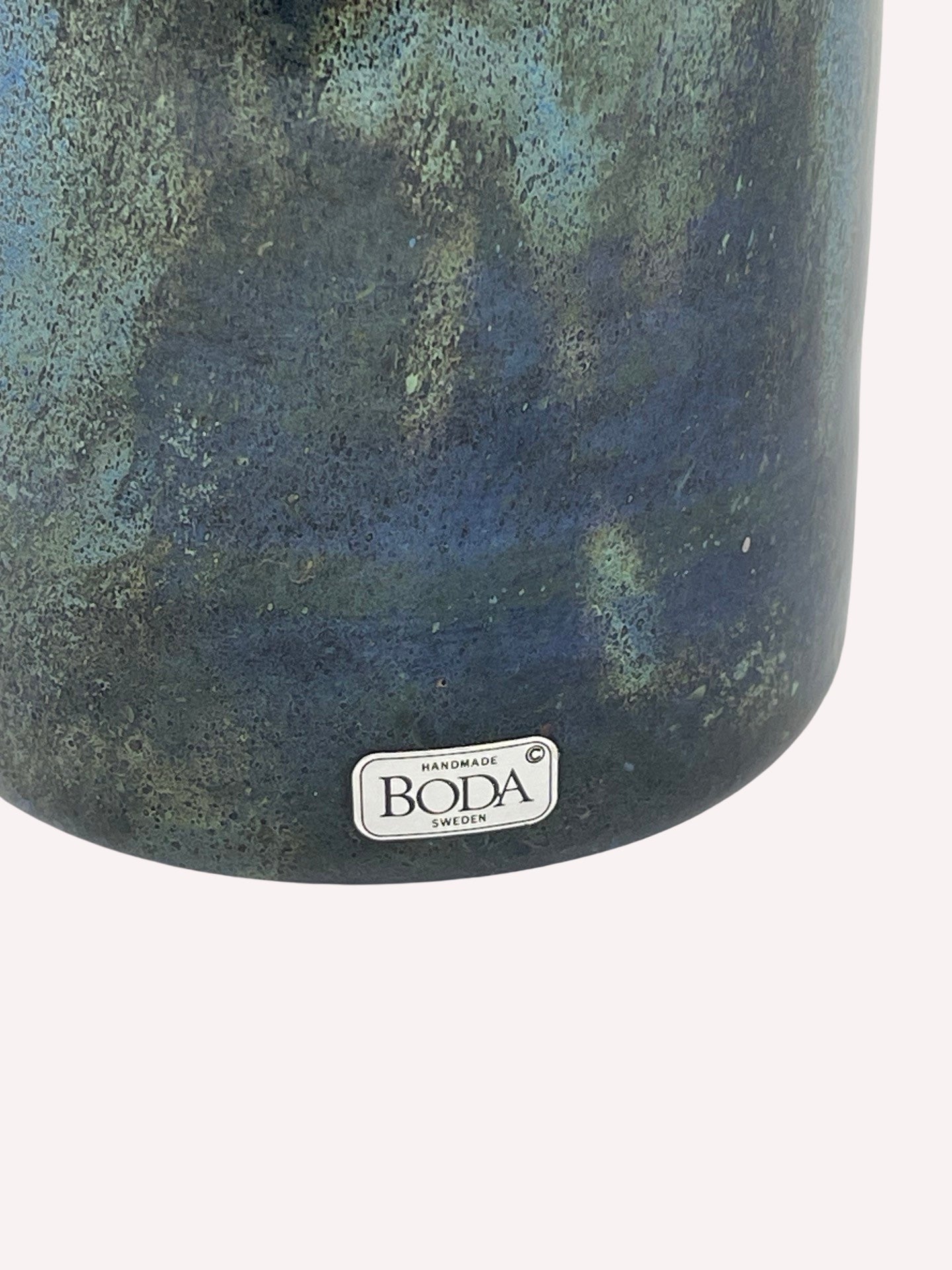 VASE 60ER 60S JAHRE BODA SWEDEN FARBVERLAUF KERAMIK GLAS