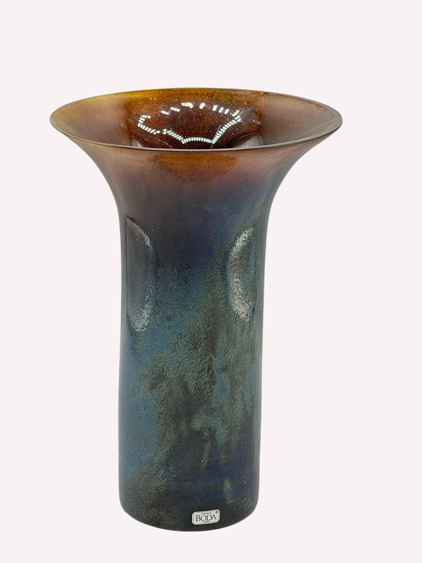 VASE 60ER 60S JAHRE BODA SWEDEN FARBVERLAUF KERAMIK GLAS