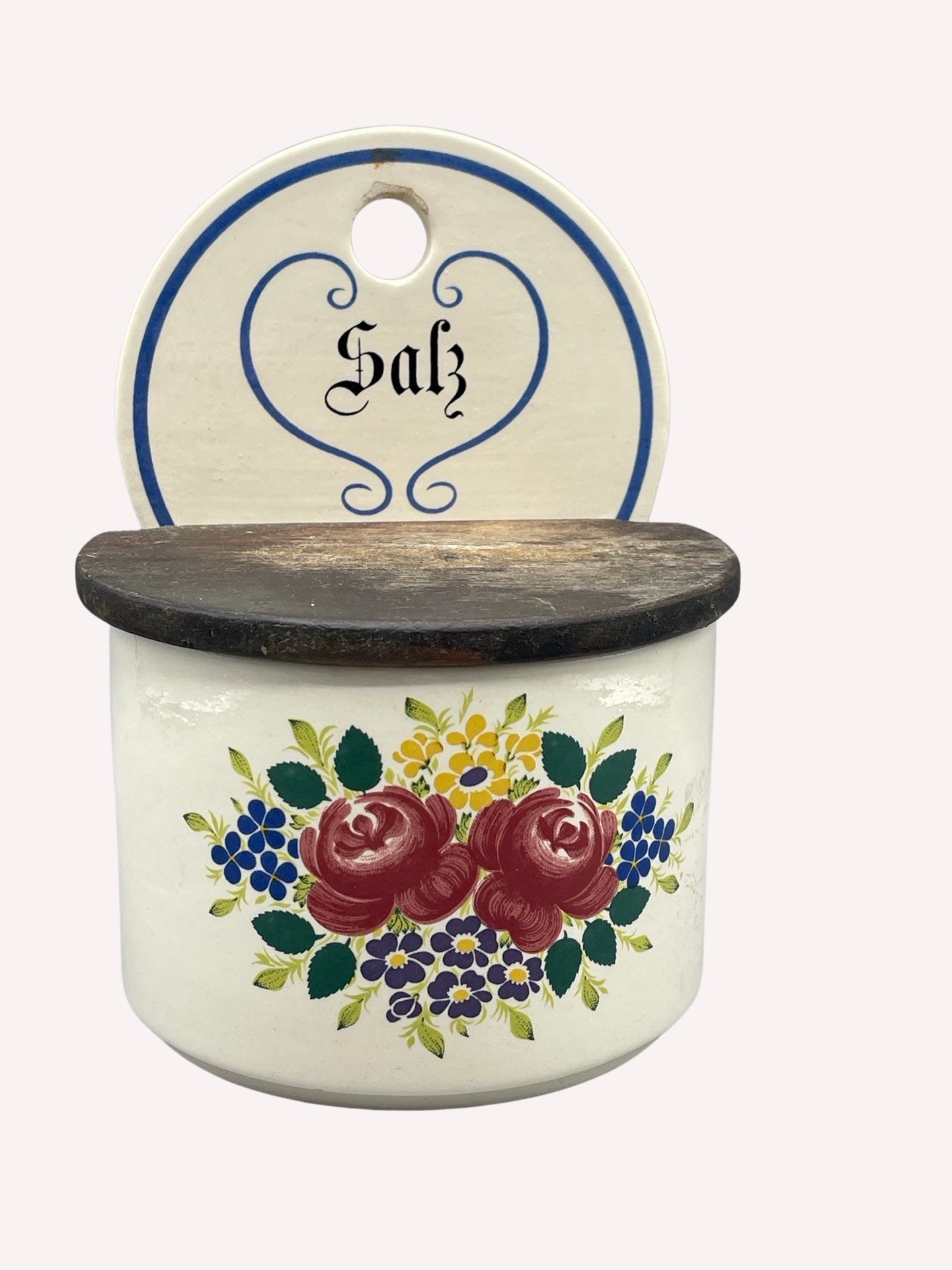 WÄCHTERSBACH PORZELLAN SALZFASS VINTAGE