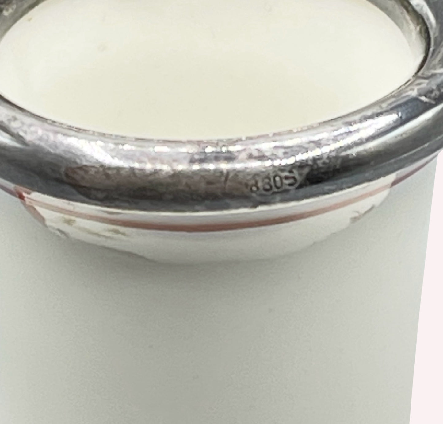 VASE PORZELLAN HUTSCHENREUTHER KUNSTABTEILUNG SILBERMONTUR