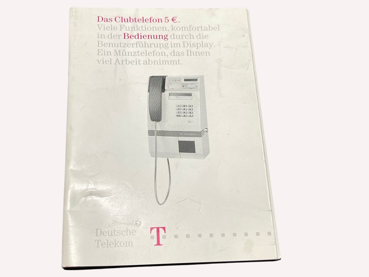 Münzfernsprecher Telekom Clubtelefon 5 mit Schlüssel