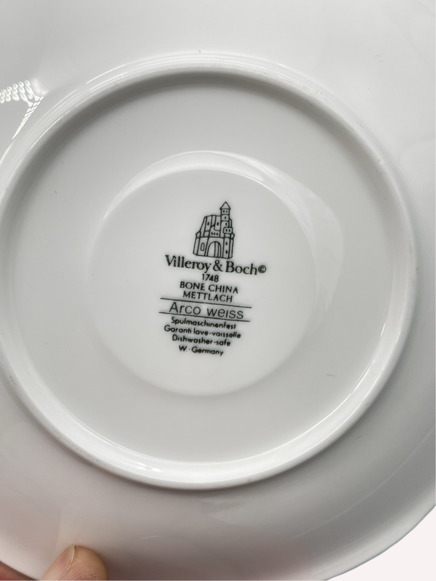 Gedeck VILLEROY & BOCH ACRO weiss