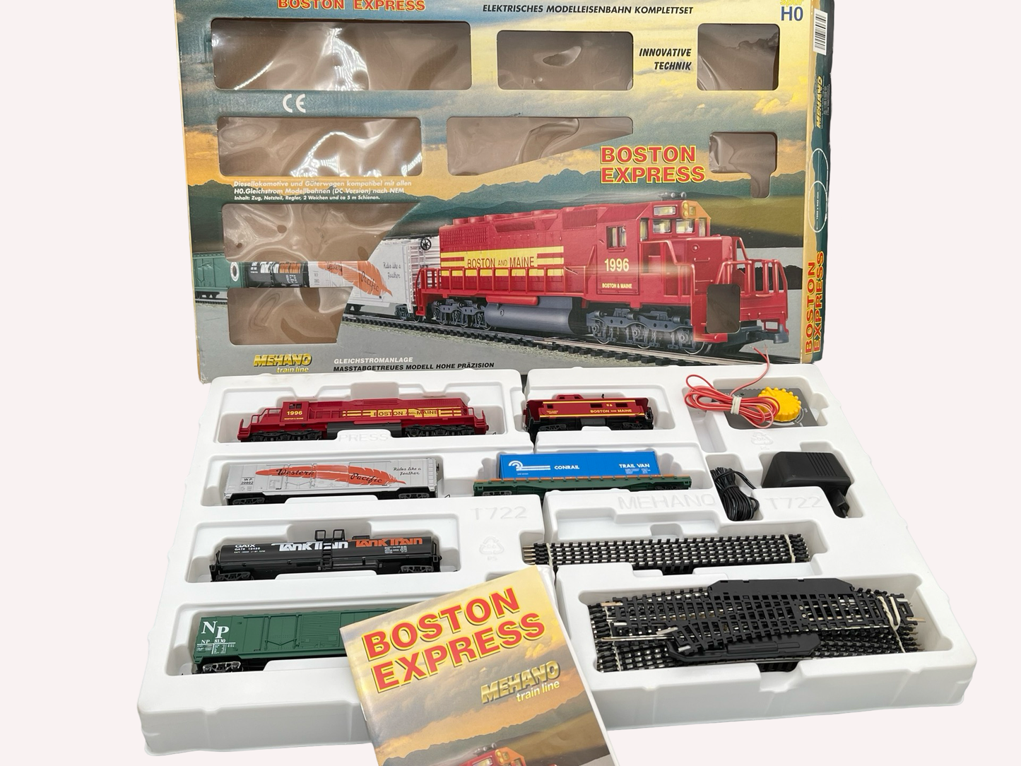 Mehano elektrische Eisenbahn H0 T722 Startset Boston Express E471 NEU OVP