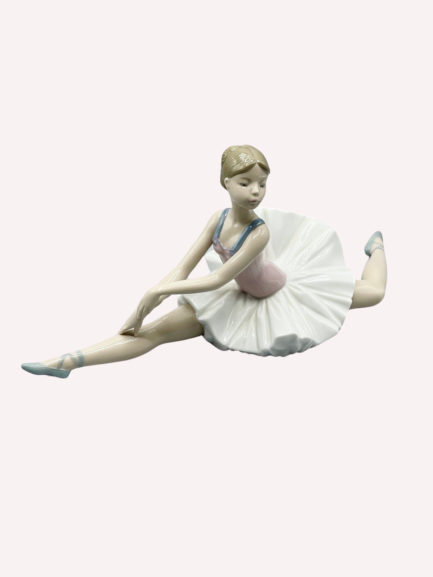 Nao / LLADRO Porzellan Figur Woman in Dres 40 cm TOP