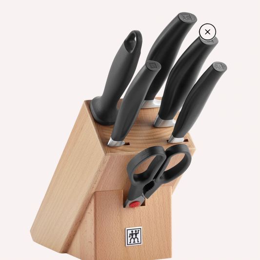 ZWILLING Five Star Messerblock schräg bestückt 7-teilig NEU in OVP